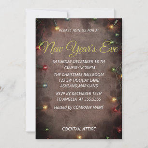 Wonderful, Amazing, Sparkly NewYear  Invitation