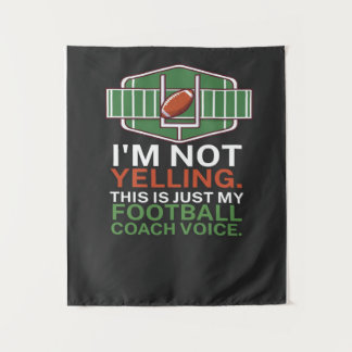 Wonderful American Football Coach Tapestry