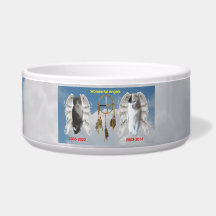 Wonderful Angels Ceramic Large Pet Bowl