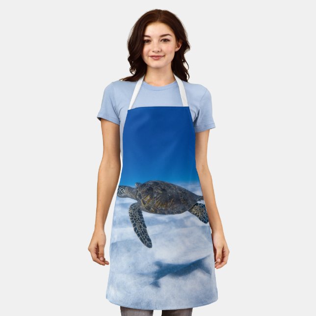 Wonderful Aquatic Turtle Apron (Worn)