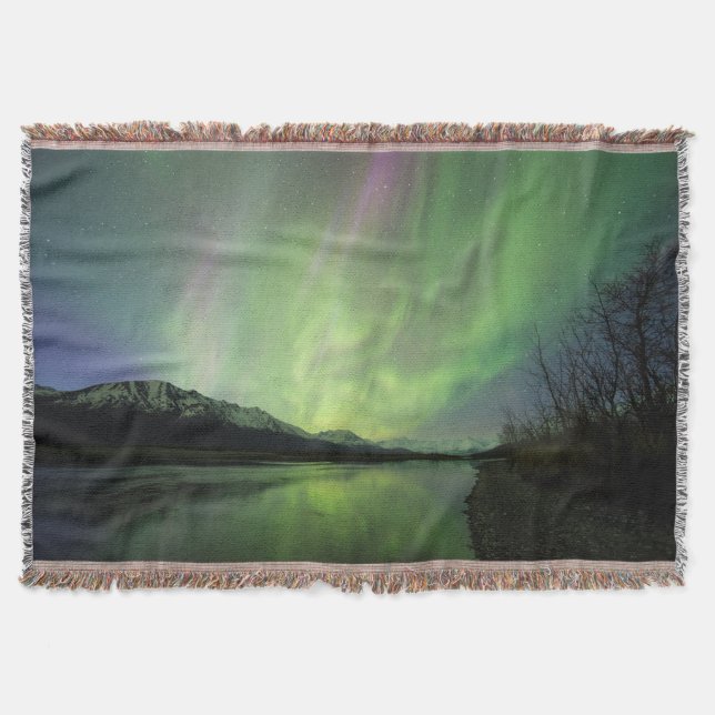 Wonderful Aurora Throw Blanket (Front)