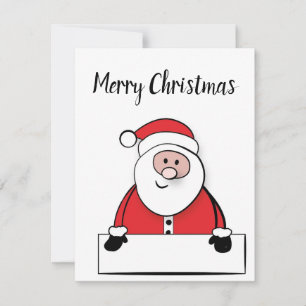 Wonderful, Awesome, Gorgeous Santa Holiday Card