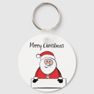 Wonderful, Awesome, Gorgeous Santa  Key Ring