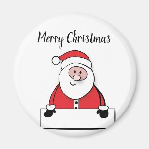 Wonderful, Awesome, Gorgeous Santa Magnet