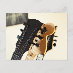 Wonderful Bass Guitar Postcard