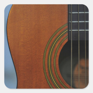 Wonderful Bass Guitar Square Sticker