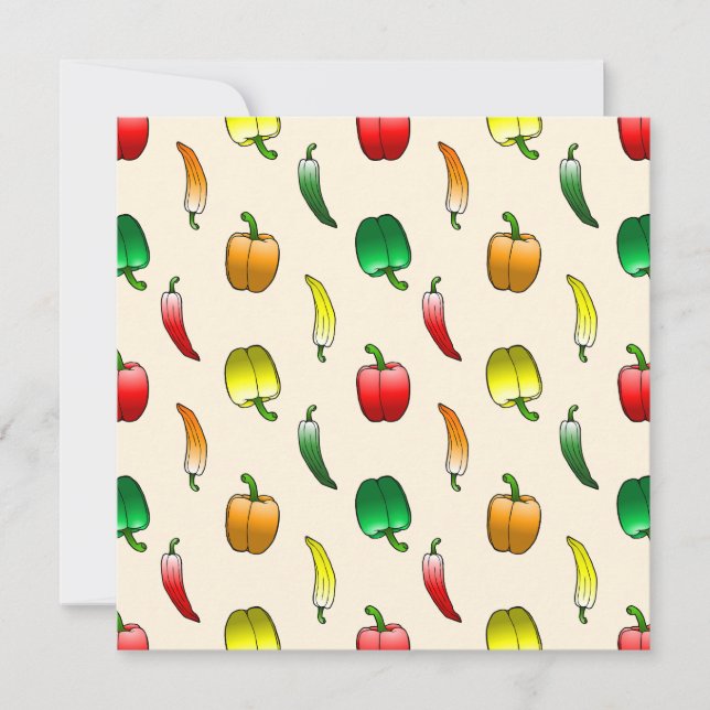 Wonderful Bell peppers Card (Front)