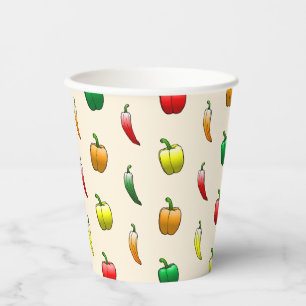 Wonderful Bell peppers Paper Cups