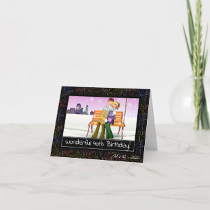 Wonderful Birthday To My Hubby Greeting card