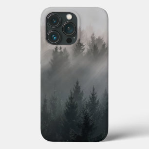 Wonderful black and white dawn mountains iPhone 13 pro case