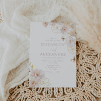 Wonderful Blush & Gold Enchanted Wedding