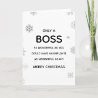 wonderful boss/manager funny Christmas
