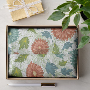 Wonderful Botanical Floral Design Tissue Paper