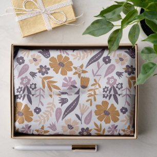 Wonderful Botanical Floral Design Tissue Paper