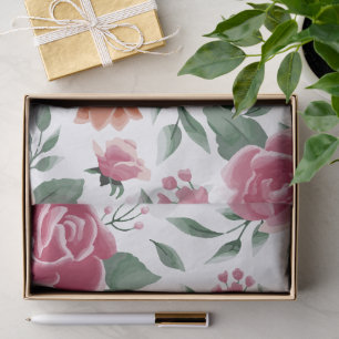 Wonderful Botanical Floral Design Tissue Paper