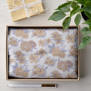 Wonderful Botanical Floral Design Tissue Paper