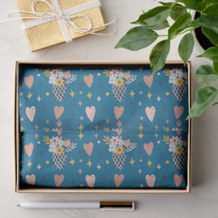 Wonderful Botanical Floral Design Tissue Paper