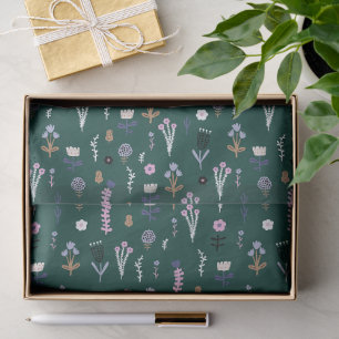 Wonderful Botanical Floral Design Tissue Paper