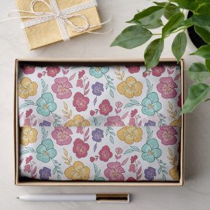 Wonderful Botanical Floral Design Tissue Paper