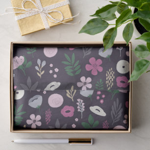 Wonderful Botanical Floral Design Tissue Paper