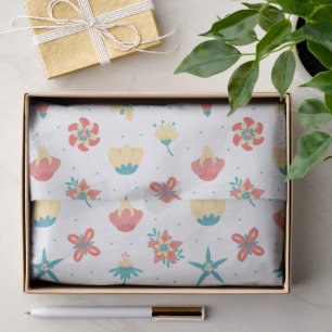 Wonderful Botanical Floral Design Tissue Paper