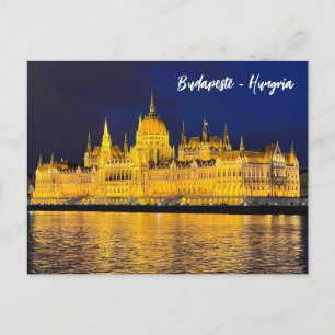 Wonderful Budapest during the night Postcard