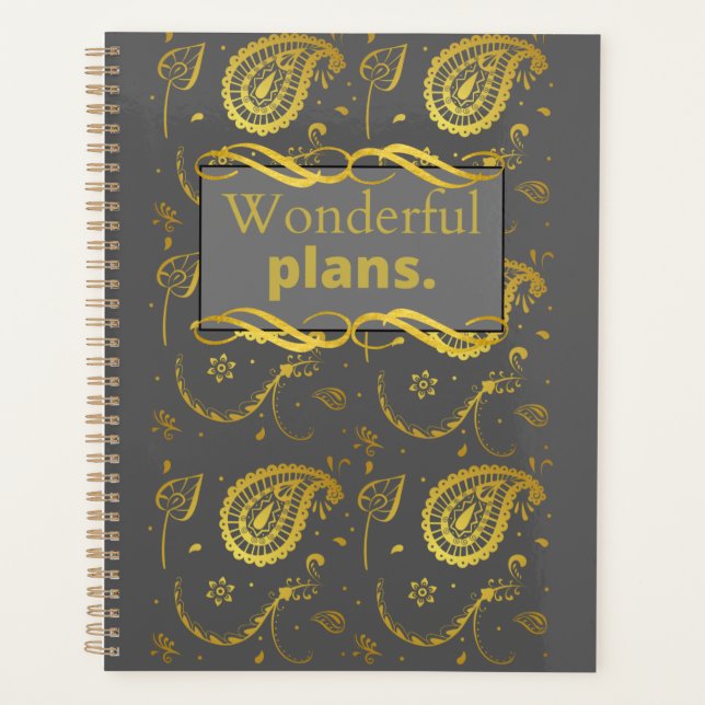 Wonderful business plans Planner (Front)