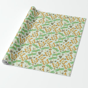 Wonderful Butterfly Pattern Wrapping Paper