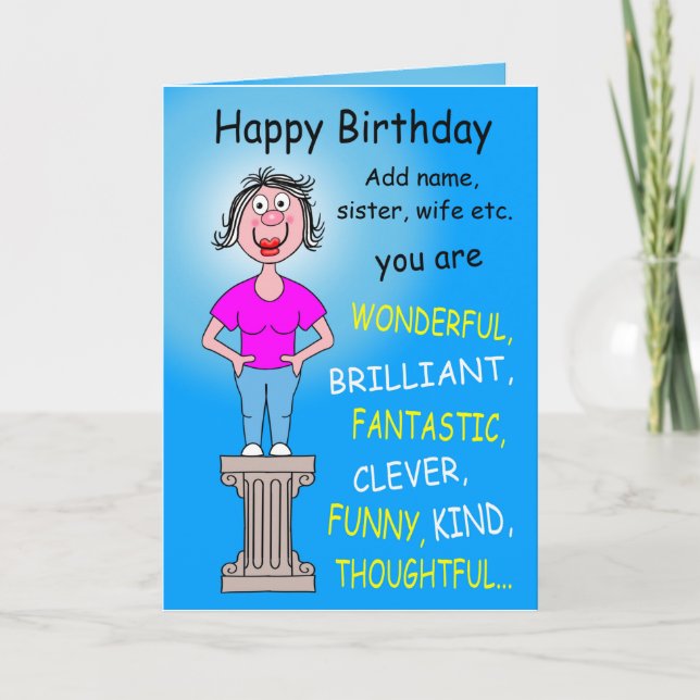 Wonderful  card (Front)