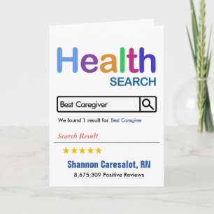 Wonderful Caregiver Thank You Card