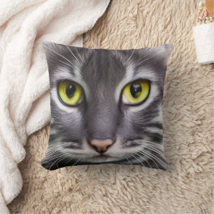 Wonderful cat in portrait cushion