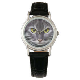 Wonderful cat portrait - cool  watch