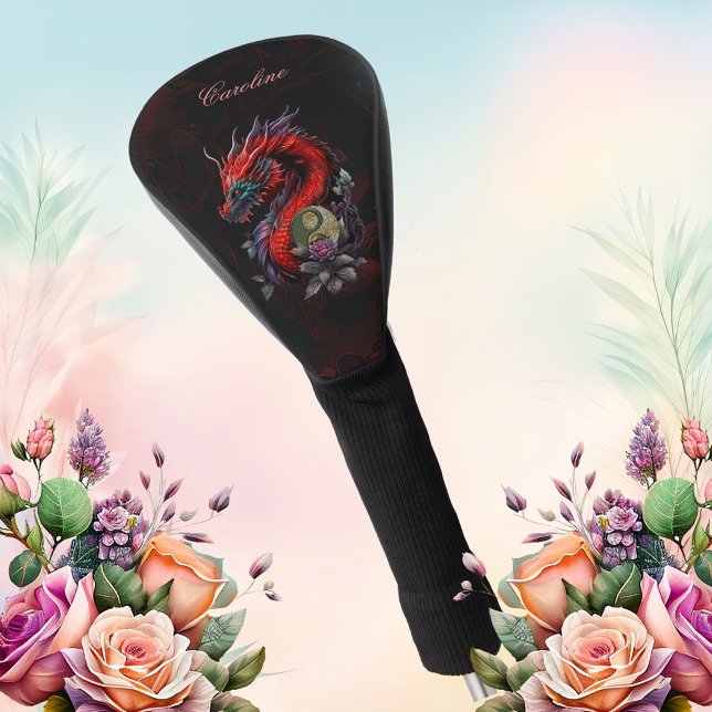 Wonderful chinese dragon golf head cover (Dragon)
