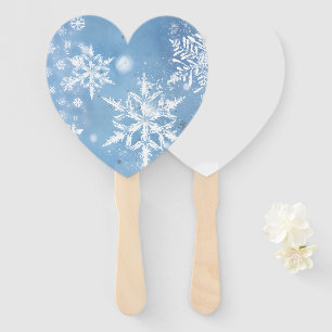 Wonderful Christmas Snow Hand Fan