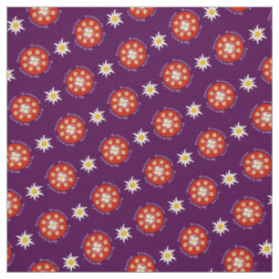 Wonderful cloth with Edelweiss Swiss fan