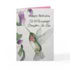 Wonderful Daughter-In-Law Birthday Hummingbird