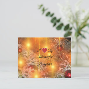 Wonderful Daughter Postcard