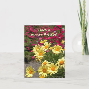 Wonderful day! card