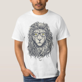 Wonderful design of a man with the image of a lion T-Shirt