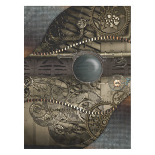 Wonderful elegant steampunk design tablecloth