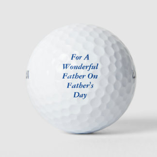 Wonderful Father Golf Balls