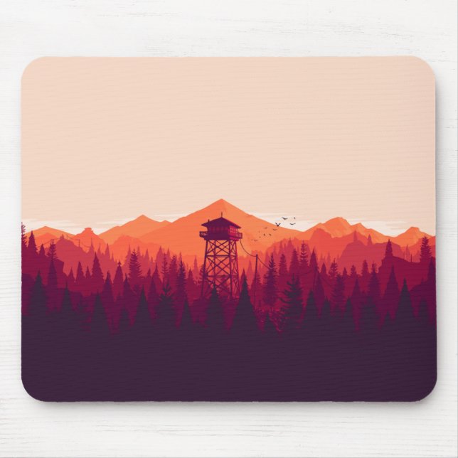 Wonderful "FireWatch" Design For Mouse Pad (Front)