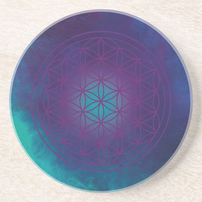 Wonderful – Flower of Life Coaster (Front)
