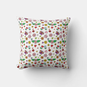 Wonderful Flowers Design Cushion