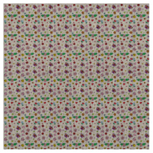 Wonderful Flowers Design Fabric