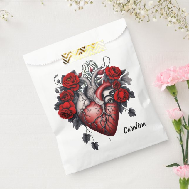 Wonderful gothic Victorian heart Favour Bag (Sealed)