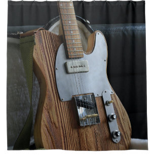 Wonderful Guitar Shower Curtain