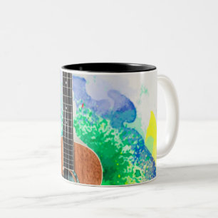 Wonderful Guitar Two-Tone Coffee Mug