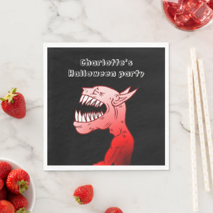 Wonderful Halloween Ghoul Napkin