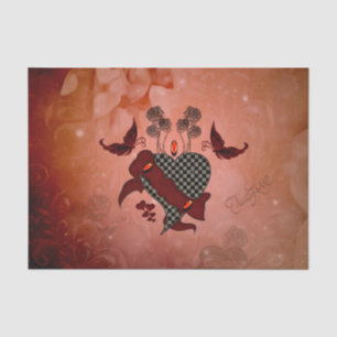 Wonderful heart tissue paper